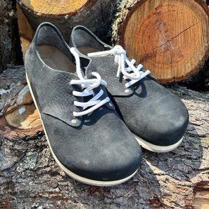 Black Birkenstock Lace-up Shoe